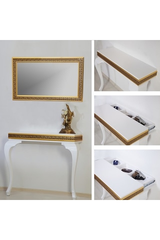 Avangard Dresuar Takımı ,Gizli Bölmeli Dresuar - Ferro A1-2 Beyaz