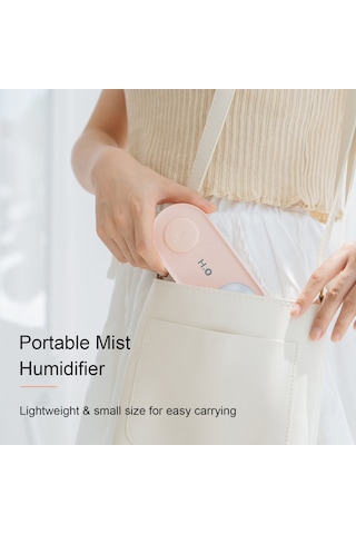 Monyee Usb Şarjlı Taşınabilir Minera Su Şişesi Nemlendirici, Led Gece Lambası, Sürekli/aralıklı Buhar Modu, Ev/ofis Kullanıma Uygun
