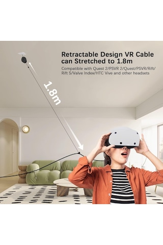 Amvr Vr Kablo Yönetim Sistemi, 6 Paket Tavan Makarası Sistemi - Siyah