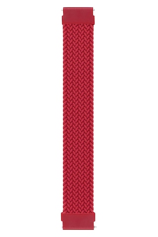 Honor 2 42mm İçin Kordon, Small Size, 135mm Braided Solo Loop Band Kırmızı Honor 2 42mm İle Uyumlu Kordon - Kırmızı