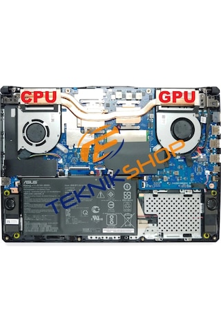 Asus Tuf Gaming Fx505 Fx505D Fx505Du Notebook Fanı Sağ Sol Set