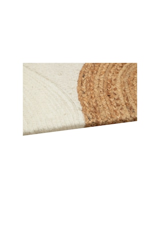 Mudo Home Marta Jüt Halı Naturel Beyaz 170x240 Çok Renkli