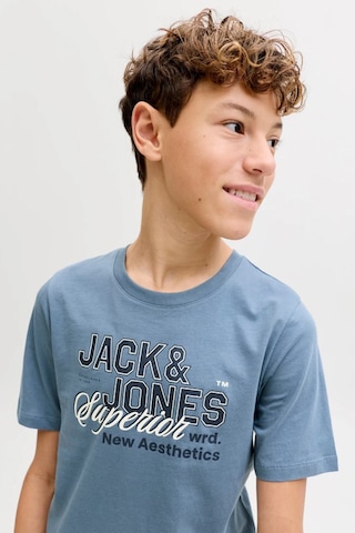 Jack & Jones Jjelogo Çocuk Tişört Mavı