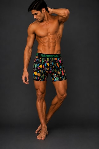 Brem Handsome Katktüs Desenli Erkek Boxer Çok Renkli