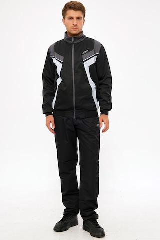 Enrico Ferry Erkek Siyah Marathon Eşofman Takımı Edy2637s Siyah