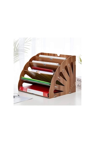 CapellaWoodWorks Masa Üstü Organizer Ceviz