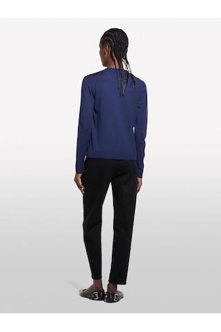 Sisley Pamuk Karışımlı Normal Bel Denim Chino Pantolon Kadın Lacivert Denim Pantolon - 325p4taylf06g