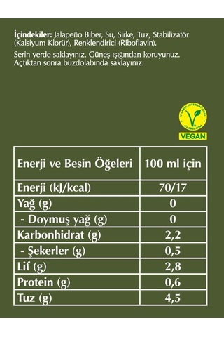 Fersan Jalapeno Biber Turşusu 720 Cc 01448969
