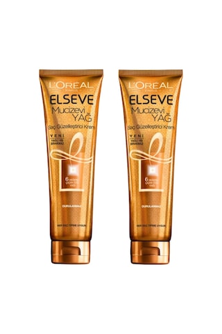 L'Oreal Paris Elseve Mucizevi Yağ Her Saç Tipine Uygun Saç Bakım Kremi 2 x 150 ML
