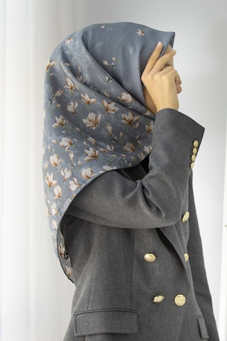 Twill İpek Eşarp Koyu Mint Yeşili