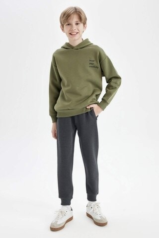 Defacto Erkek Çocuk Okul Eşofman Altı C7635a824auar163 Antrasit