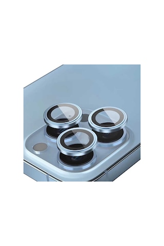Go Des Apple Uyumlu iPhone 14 Pro Max Go Des Eagle Kamera Lens Koruyucu ZORE-273694 Sierra Mavi