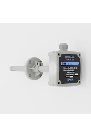 Ems Kontrol - Kanal Tipi Sıcaklık Nem Transmitteri Modbus Rtu / -40 - +80 C