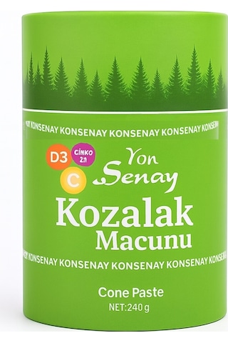 Kozalak Macunu 240 Gr - Servi Kozalağı, Ak Günlük, Zencefil, Zerdeçal, Çamsakızı, Tarçın, Havlıcan