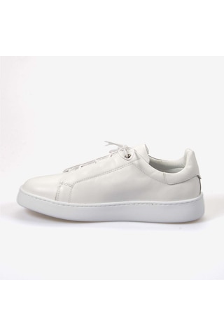 Kemal Tanca Erkek Eva Taban Hakiki Deri Casual Spor & Sneaker Ayakkabı 4444 Beyaz