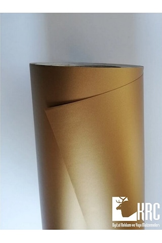 Dolap Ve Mobilya Kaplama Folyosu Gold-altın Sarı 122cmx40cm Kendi