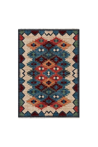 Anti-alerjik Yıkanabilir Kaymaz Şönil Halı Kilim Kendinden Saçaklı Eskitme, Modern Desen Oturma Odası, Salon, Çocuk Odası, Mutfak, Koridor Halısı, Yolluk Renkli, 80 X 150 Cm 609 Gri