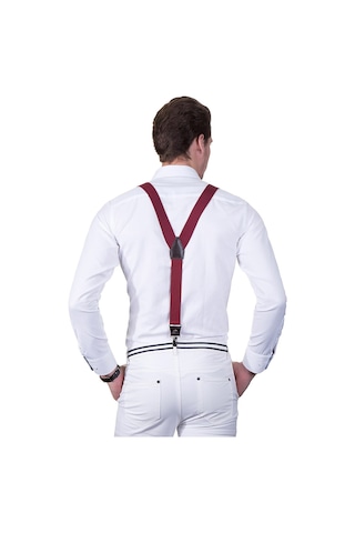 Tudors Erkek Pantolon Askısı Bordo