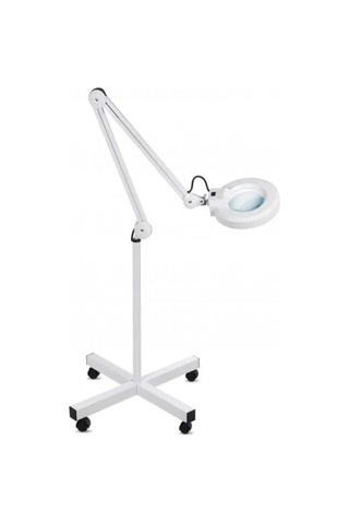Ayaklı Tekerlekli Loop Led Işıklı Büyüteç Işıklı Lup E-292/b