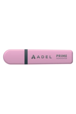 Fosforlu Kalem Prime 2201 000116 Tekli Pastel Pembe Tekli Metalik
