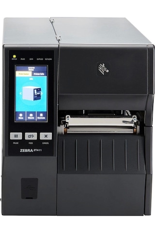 Ontech - Zebra Zt411 Zt41142-t0e0000z 203dpı Termal Transfer Usb+seri+ethernet Barkod Yazıcı Ribo