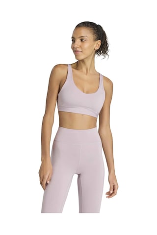 Adidas All Me Essentials Kadın Pembe Yuvarlak Yaka Sporcu Sütyeni Pembe