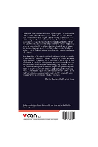 Boynunun Etrafındaki Şey - Chimamanda Ngozi Adichie - Can Yayınları