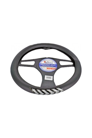 Nyf Direksiyon Kılıfı Fosforlu 38 Cm Siyah Ok İşareti Beyaz A-08