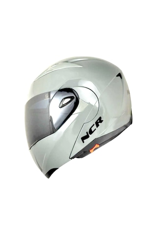 Ncr Çene Açılır Açık Nardo Siyah Vizörlü Motosiklet Kaskı Açık Nardo Gri