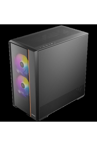 Antec Flux Rear Mid Tower Oyuncu Kasası - Flux Hava Akışı Platformu - 5x Pwm Fan 3x140mm Argb + 2x120mm Reverse - Mesh Ön Panel - Usb Type-c 3.2 Gen2 - 360mm Radyatör - 400mm Gpu - Gpu Braketi Dahil