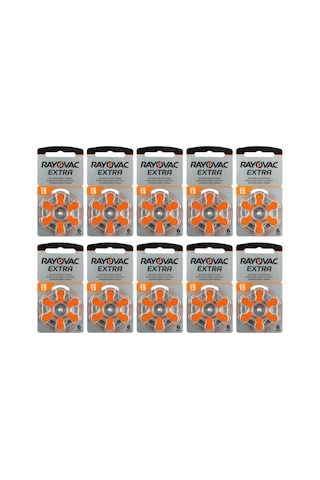 Rayovac Extra 13 Numara İşitme Cihaz Pili 6 x 10'lu