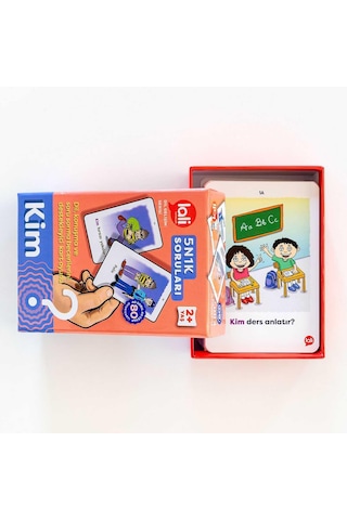 5N1K Konuşma Becerisine Destek ''Kim'' Kart Oyunu - Lali Yayınları
