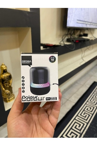 Portable Işıklı Ve Şık Tasarımlı Max-102 Bluetooth Hoparlör