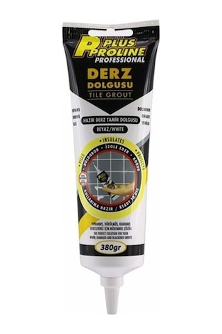 Hazır Derz Dolgu Beyaz 380 Gr Tüp Fayans Seramik Derz Yenileme 2'li