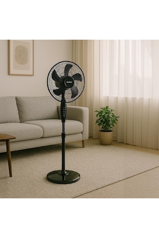 Kumtel Siyah Vantilatör