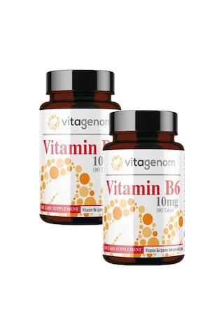 Vitagenom Vitamin B6 10 MG 2 x 180 Tablet