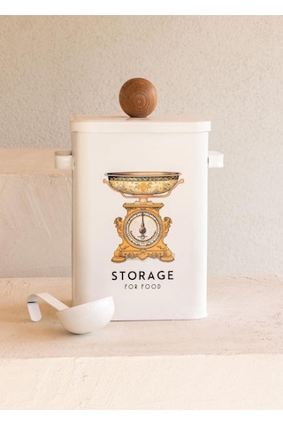 The Mia Storage Mutfak Saklama Kabı 13x20x28 Cm Stg0010 Beyaz