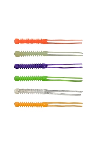 Kendo Killer Worm Lrf Silikonu 5,5cm 12 Adet Orange