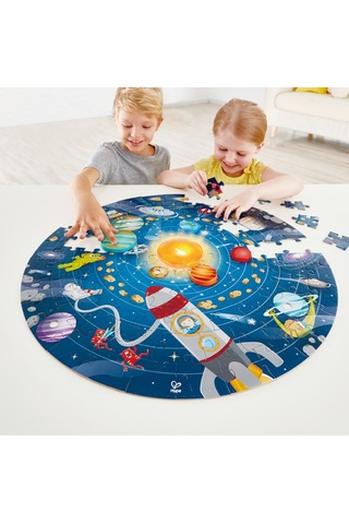 Hape Gelişmiş Eğitici Puzzle Güneş Sistemi 3d Altı Aşamalı Puzzle - Galaksi Gümüşü Galaksi Gümüşü
