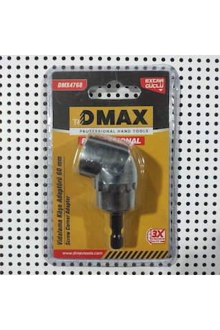 Vidalama Köşe Adaptörü Manyetik 1/4 Hex Girişli Matkapa Uyumlu 60 Mm Dmx4768