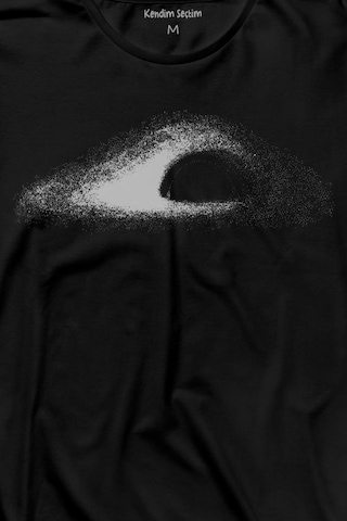 Kara Delik Uzay Zaman Galaksi Karadelikler Cosmos Kümesi Uzun Kollu Tişört Baskılı T-shirt 001