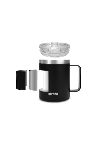 Karaca Thermal Çelik Mug 350 Ml Siyah
