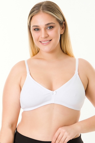 Parlingerie Çıkarılabilir Pedli Emzirme Sütyeni Beyaz