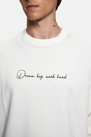 Twn Slim Fit Ekru Düz Sweatshirt 3ece25152792m Ekru