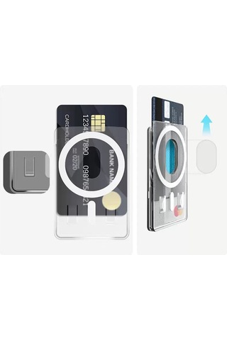 Zore Magnetik Cardsafe Transparan Kartlık