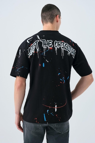 Loft Lf2040124 Erkek Kısa Kollu T-shirt Siyah
