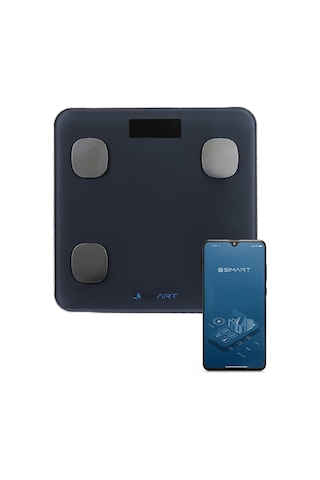 Şımart Teknoloji Akıllı Elektronik Tartı Yağ Su Kas Vücut Kitle Endeksi