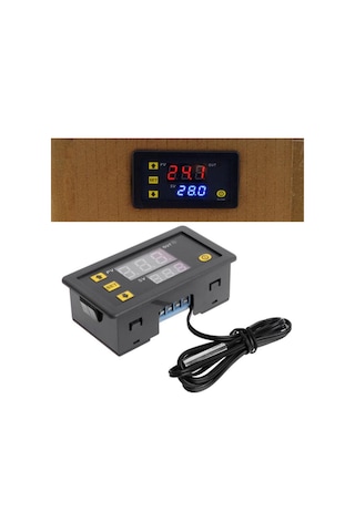 W3230 12v Dc Dijital Sıcaklık Kontrol Cihazı Led Ekran Termostat