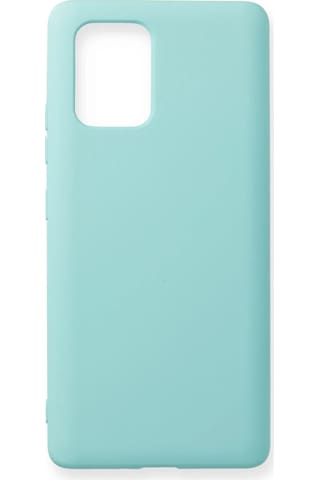 Newface Samsung Galaxy Uyumlu A91 / S10 Lite Kılıf Nano İçi Kadife Silikon Semeglbl - 9 - Turkuaz