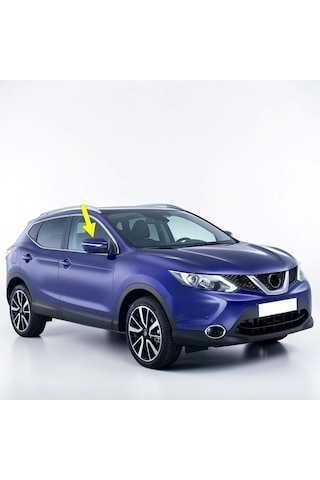 Nissan Qashqai J11 2014-2018 Sağ Dış Dikiz Ayna Üst Kapağı